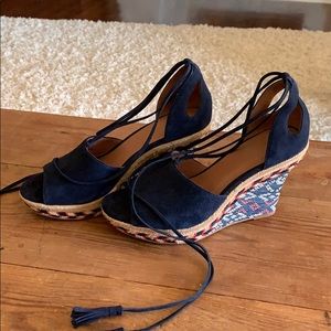 CaBi lace up heels